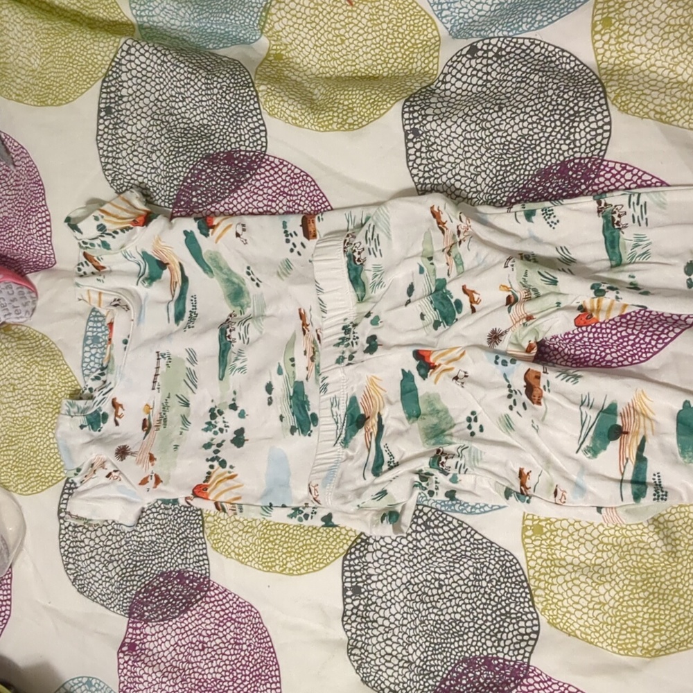 Angel Dear two piece bamboo farm animals 6-12m